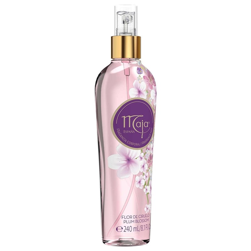 Maja Plum Blossom Perfumed Body Mist with Floral and Fruity notes to refresh yourself any time, Transparent Purple, 8.1 Fl Oz, Spray Bottle - Image 2